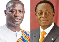 Emmanuel Armah Kofi Buah with Dr. Kwabena Duffuor