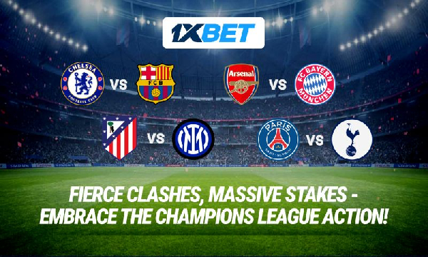 Big clashes between giants with the best sports betting site 1xBet