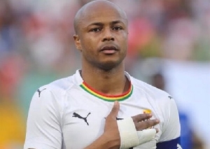 Dede Ayew is expected to start against Uganda