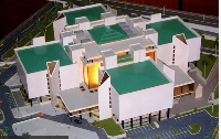 Model of di ongoing National Library Building project