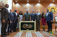 The leadership of Telecel Group paid a courtesy call on President Mahama