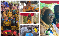 Some chiefs and queens of the Adonteng traditional area