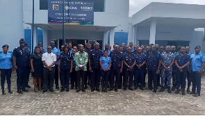 Some members of the NCCE with GRA Customs Division unit