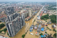 Qingyuan, in China's southern Guangdong province, has been hit hard by flooding