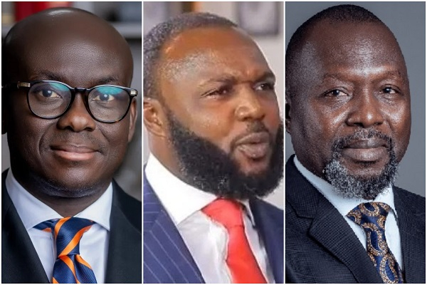 (L-R) Godfred Dame says Ato Essien should be free by Dr Dominic Ayine
