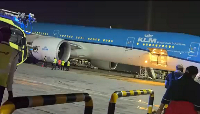 A file photo of KLM Royal Dutch Airlines flight KL 590