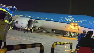 A file photo of KLM Royal Dutch Airlines flight KL 590