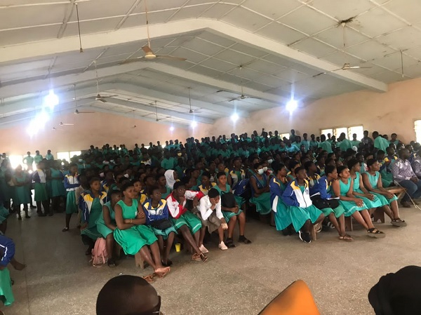 Students of Wa Senior High School who participated in the programme