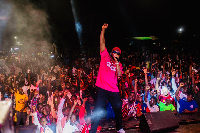 DJ Sly King, popularly known as The Unstoppable performing at the Sege Fest 2025