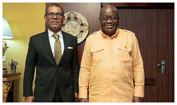 President Akufo-Addo and current CVF Secretary-General, HE Mohamed Nasheed