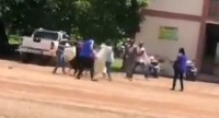 Scene of the fight at the Atebubu-Amantin Municipal Assembly