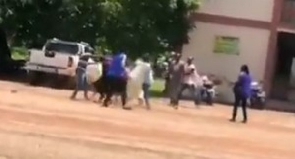 Scene of the fight at the Atebubu-Amantin Municipal Assembly