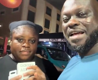 The Ghanaian man (R) is showing appreciation and kindness to the Nigerian lady (L)