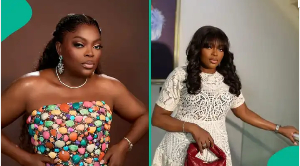 Funke Akindele admits that standing side-by-side with Bimbo Akintola makes her shake