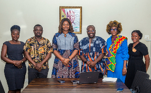 Officials of the National Film Authority of Ghana (NFA) and the Africa Monologue Challenge (AMC)