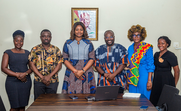 Officials of the National Film Authority of Ghana (NFA) and the Africa Monologue Challenge (AMC)