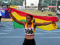 Florence Agyemang participated in the women’s 400m final