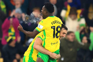 Ghana midfielder Amankwah Forson wins Goal of the Season at Norwich City