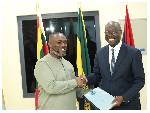 Ato Forson officially hands over Defence Ministry to Kenneth Gilbert Adjei