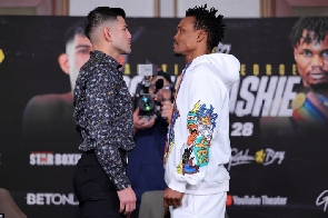 Alexis Rocha and George Ashie face off