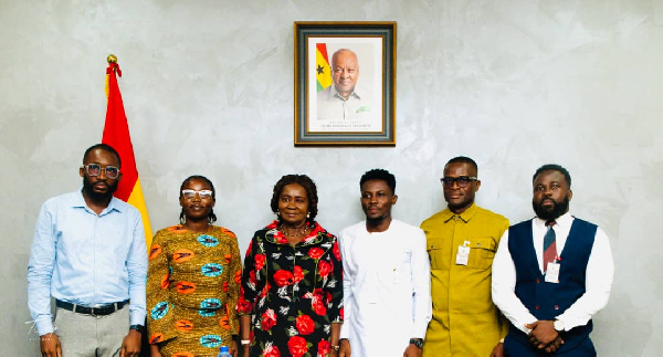 The leaders of the TBFA with Ghana's Vice President Prof Naana Jane Opoku-Agyemang
