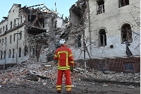 Some parts of Ukraine hit by Russian missiles