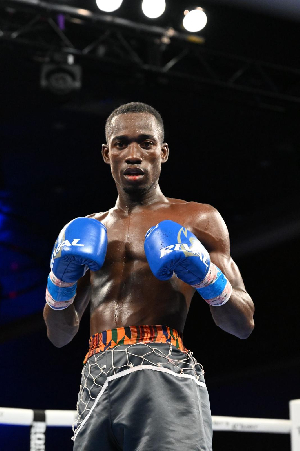 Ghanaian boxer John Laryea