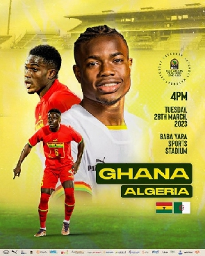 Ghana vs Algeria at Baba Yara Stadium