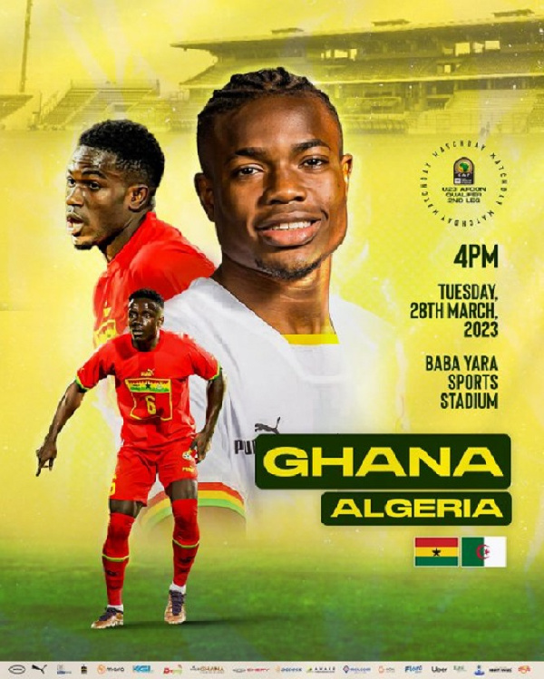 Video | LIVE STREAMING: Ghana U-23 VS Algeria U-23 :AFCON qualifiers