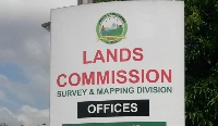 Lands Commission sign post