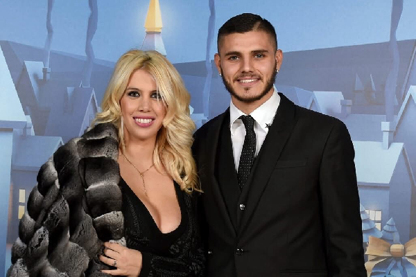 Icardi with his ex-wife Wanda Nara