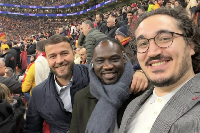 Ohene Kwame Frimpong watched the game between Liverpool and Galatasaray
