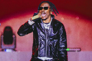 Shatta Wale was the last act to perform at the GTCO Music Concert around 5a.m