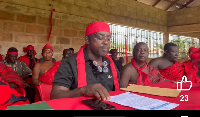 Angry Samreboi Chiefs demand immediate action on Samreboi poor road network
