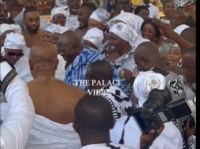 Otumfuo Osei Tutu II, his chiefs and queen mothers on the dance floor