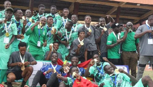 Players of UDS with their medals