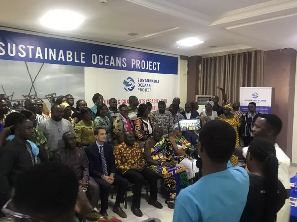 The launch of the sustainable ocean project