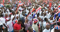A photo of NPP supporters