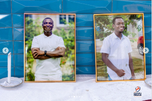 Captain Frank Donkor (L) and Elijah Donkor (R) died in a helicopter crash