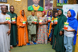 The delegation was warmly received by the Chief Imam and his council of elders