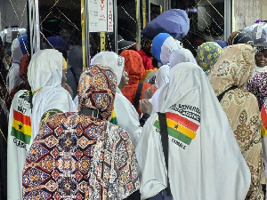 File photo of Ghanaian pilgrims travelling to Mecca