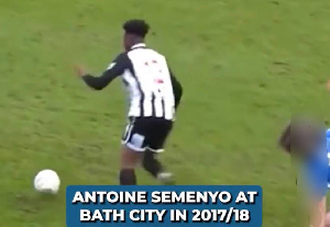 Antoine Semenyo played for Bath City in the National League South