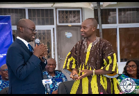 Finance Minister with Government Statistician