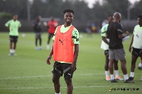 Black Stars forward Daniel Afriyie Barnieh