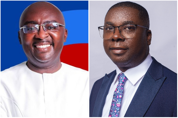 Dr. Gideon Boako with Dr Mahamudu Bawumia