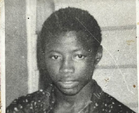A childhood picture of Mumuni Salifu in his footballing days