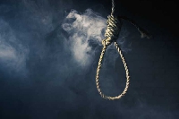 The deceased hanged himself when his father went to sleep