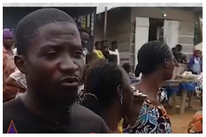 The eyewitness speaking to the media