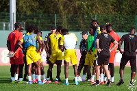 The Black Stars are preparing in Cardiff ahead of the World Cup
