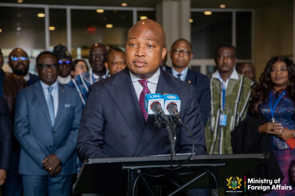 Samuel Okudzeto Ablakwa is the Minister of Foreign Affairs